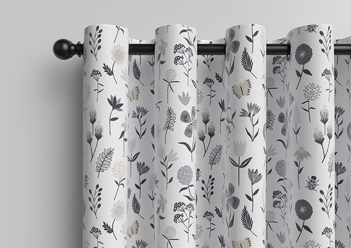 Floral Whimsy, Night Time - Made to Measure Curtains - Image 12